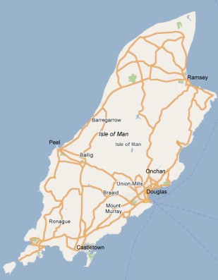Layout of Isle of Man